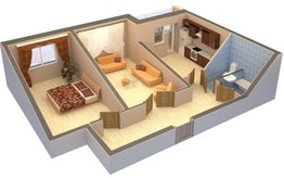Обработка трёхкомнатной квартиры по цене двухкомнатной